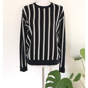 EUC Need Supply FARROW PinStriped Grandpa Sweater​​​​​